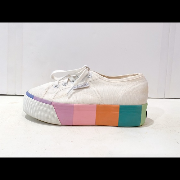 Superga Pastel Platform Sneakers - Picture 7 of 7